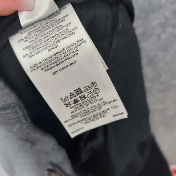 Brook Brothers Men Pants 38 1818 Regent Wool Trouser Plaid Straight Preppy - Picture 12 of 12